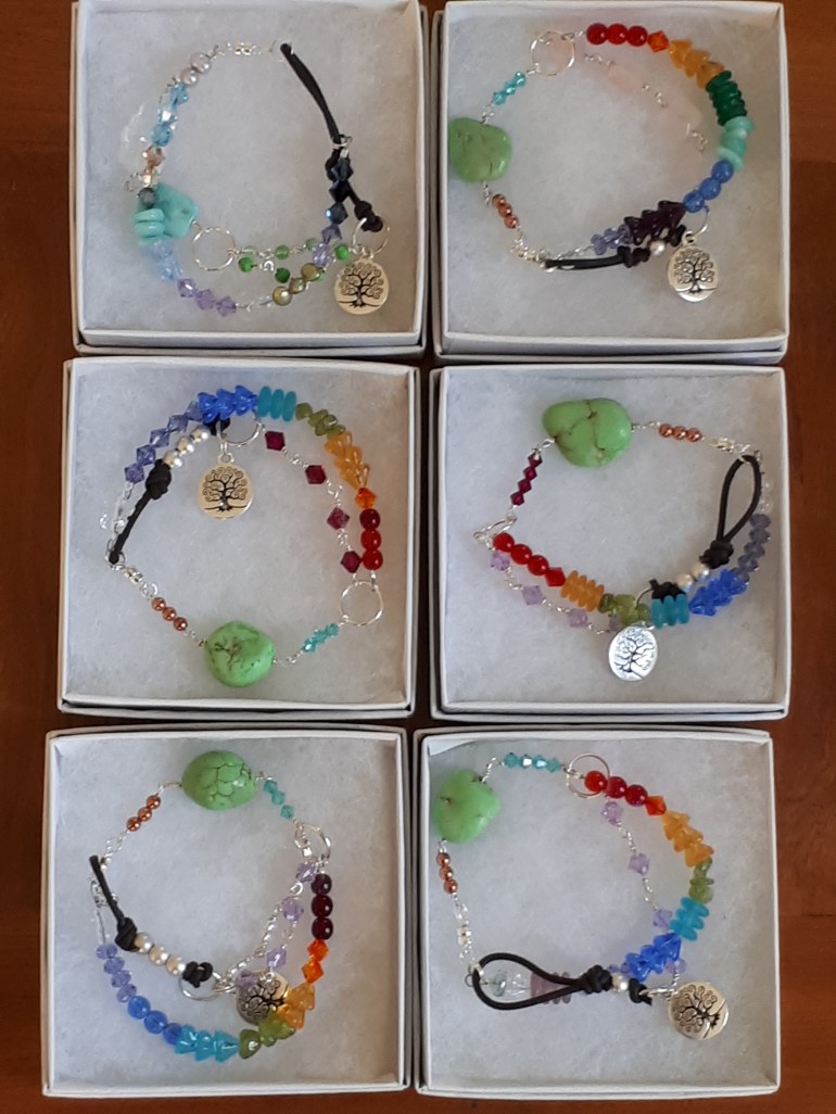 6 chakra bracelets